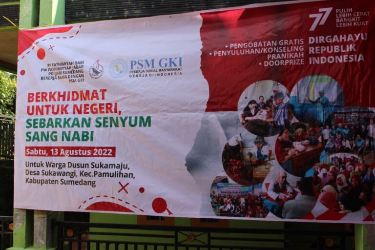 Foto 1. Berkhidmat Untuk Negeri, Sebarkan Senyum Sang Nabi
